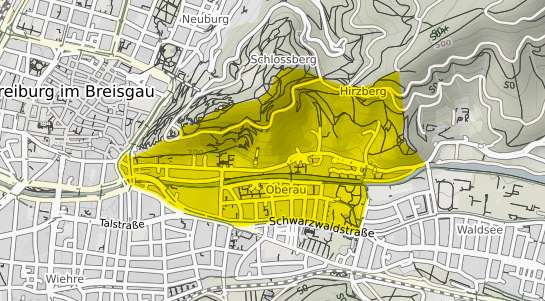 Immobilienpreisekarte Freiburg im Breisgau Oberau